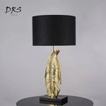 Lampe Design Led Plume D’or Luminaire Chambre