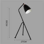 Lampe Design Trépied Trigeminal Noir Luminaire Chambre