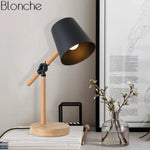 Lampe En Bois Ajustable Colorée Luminaire Chambre