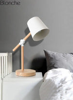 Lampe En Bois Ajustable Colorée Luminaire Chambre