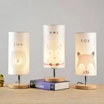 Lampe Enfant Animaux En Bois Luminaire Chambre