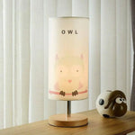 Lampe Enfant Animaux En Bois Owl Luminaire Chambre