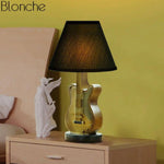 Lampe Guitare Avec Abat-Jour Décoratif Luminaire Chambre