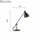 Lampe Led Ajustable Métal Bois Luminaire Chambre