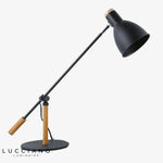 Lampe Led Ajustable Métal Bois Luminaire Chambre