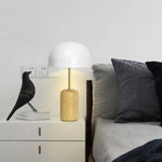 Lampe Led Bois Abat-Jour Blanc Luminaire Chambre