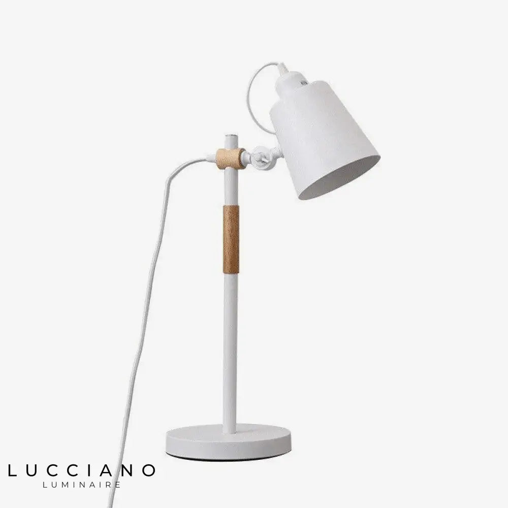 Lampe Led Bureau Adjustable Eye Blanc Luminaire Chambre