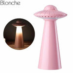 Lampe Led Bureau Conique Colorée Rose / Froide Luminaire Chambre