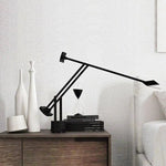 Lampe Led Bureau Métal Noir Industriel Luminaire Chambre