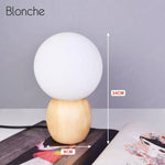 Lampe Led De Chevet En Bois Luminaire Chambre