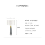 Lampe Led Design Abat-Jour Blanc Luminaire Chambre