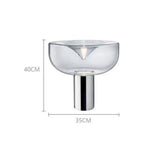 Lampe Led Design Abat-Jour Doré Argenté Luminaire Chambre