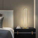 Lampe Led Design Anneau Métallique Luminaire Chambre