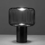 Lampe Led Design Cage Noire Luminaire Chambre