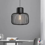 Lampe Led Design Cage Noire Luminaire Chambre