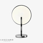 Lampe Led Design Disques Argentés Luminaire Cuivre