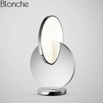 Lampe Led Design Disques Argentés Luminaire Cuivre