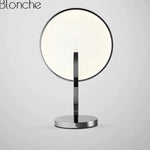 Lampe Led Design Disques Argentés Luminaire Cuivre