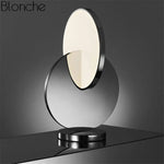 Lampe Led Design Disques Argentés Luminaire Cuivre