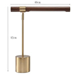 Lampe Led Design Dorée Et Bois Luminaire Chambre