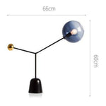 Lampe Led Design En Verre Doré Luminaire Chambre