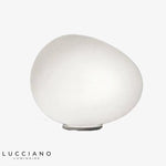 Lampe Led Design Galet Blanc Luminaire Chambre