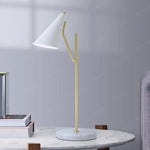 Lampe Led Design Marbre Et Laiton Luminaire Chambre