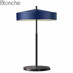 Lampe Led Design Métal Bleu Luminaire Chambre