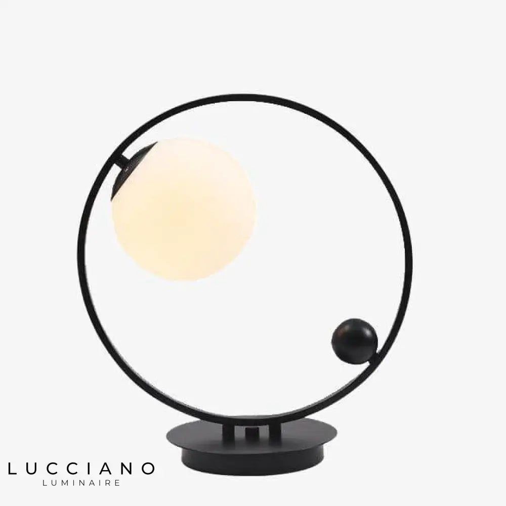 Lampe Led Design Métal Et Verre A / Noir Luminaire Chambre