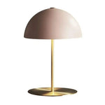 Lampe Led Design Socle Doré Mushroom Luminaire Chambre