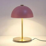 Lampe Led Design Socle Doré Mushroom Luminaire Chambre