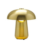 Lampe Led Design Style Champignon Doré Luminaire Chambre