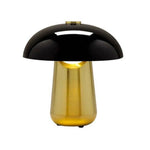 Lampe Led Design Style Champignon Noir Et Doré Luminaire Chambre