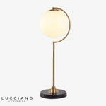 Lampe Led Dorée Avec Globe Verre A Luminaire Chambre