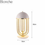 Lampe Led Dorée Design Luxury Blanc Luminaire Chambre