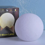 Lampe LED en forme de lune multicolore