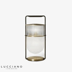 Lampe Led En Verre Design Lanterne Luminaire Chambre