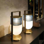 Lampe Led En Verre Design Lanterne Luminaire Chambre