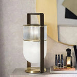 Lampe Led En Verre Design Lanterne Luminaire Chambre