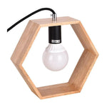 Lampe Led Géométrique En Bois Boti Luminaire Chambre