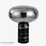 Lampe Led Marbre Verre Domino A Luminaire Chambre