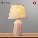 Lampe Led Moderne Céramique Colorée C / Rose Luminaire Chambre