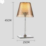 Lampe Led Moderne Verre Coloré Ambré Luminaire Chambre