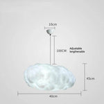 Lampe Led Nuage Moderne Enfant A / 40Cm Luminaire Chambre