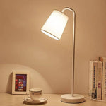 Lampe Led Pied Droit Avec Abat-Jour Blanc Luminaire Chambre