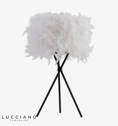 LED Feather Tripod Lamp