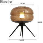 Lampe Led Postmoderne Verre Boule Luminaire Chambre