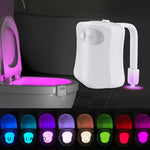 Lampe LED pour la cuvette des toilettes avec capteur de mouvement
