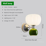 Lampe Led Scandinave Déco Chambre Enfant Vert / Lumière Blanche Applique Murale