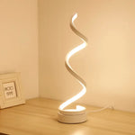 Lampe Led Spirale Design Dormitory Blanc Luminaire Chambre